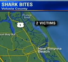 Volusia County Shark Attacks on 09-02-2012