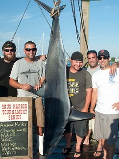 Snug Harbor Mako shark 260lb 201